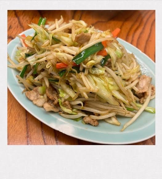Target / 見本：肉野菜炒め