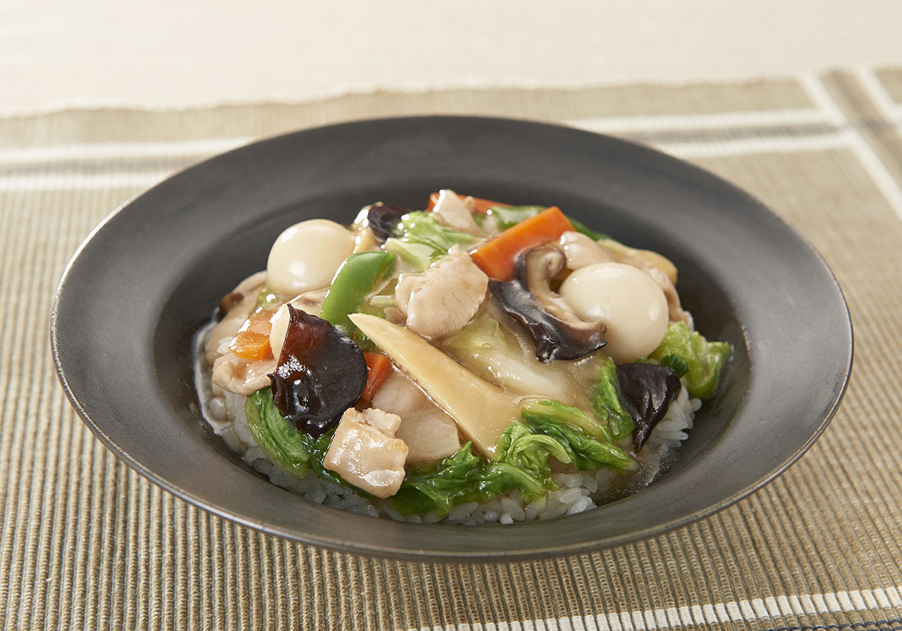 Target / 見本：中華丼
